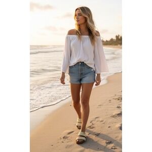 Reef Cushion Vista Braid Womens Slide‎ US 8 Beige Comfort Casual Slip On Sandal